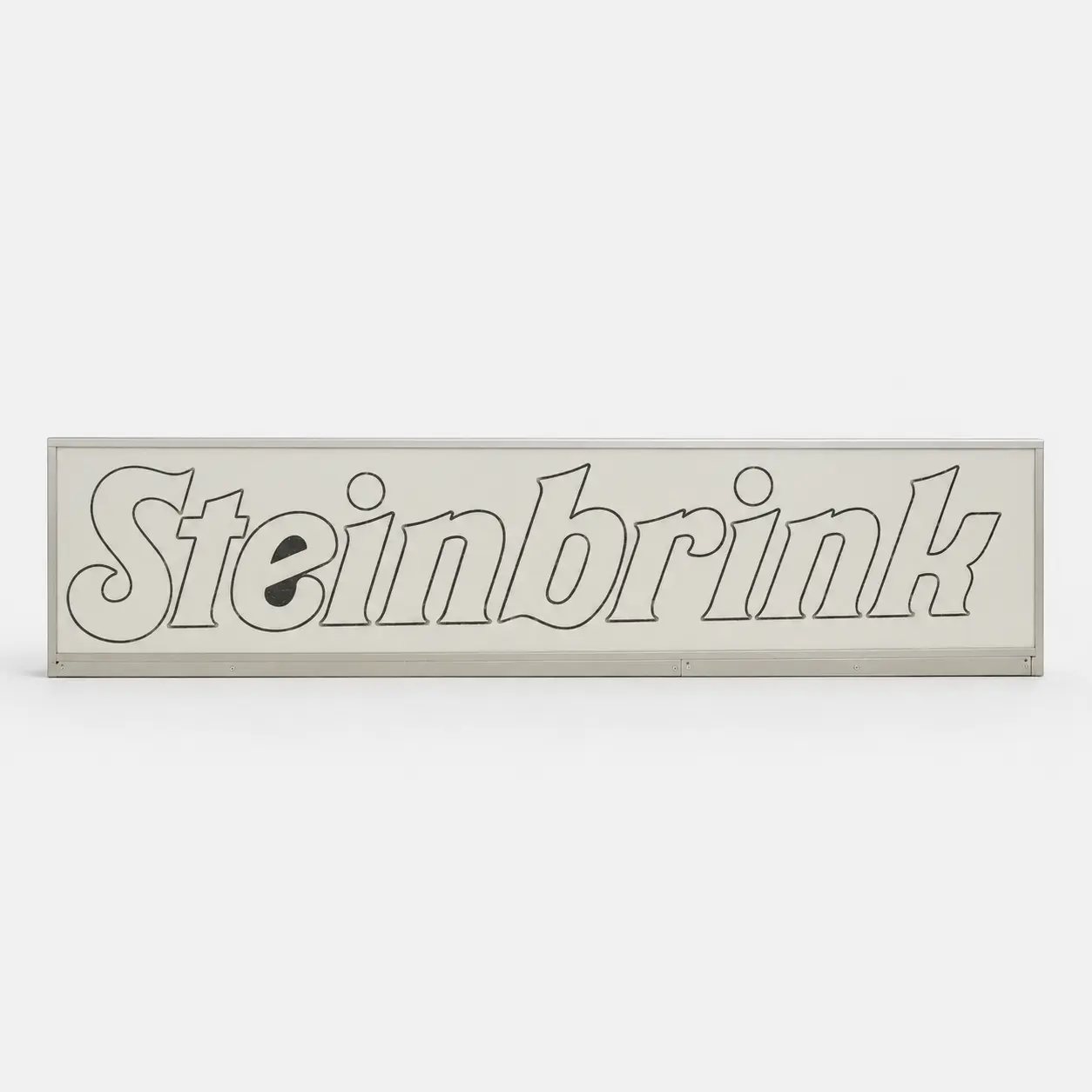 Gefertigter Schriftzug